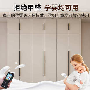 实木衣柜家用卧室简约现代小户型对开门衣橱出租屋用儿童储物柜子