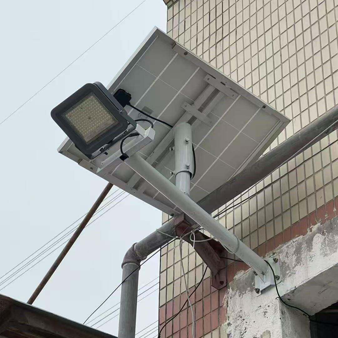 2024新品太阳能投光灯超厚压铸铝跨境中东太阳能泛光灯Solarlight