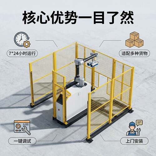 纸箱码垛机家具建材纸箱自动码垛至托盘全自动栈板码垛机机器人