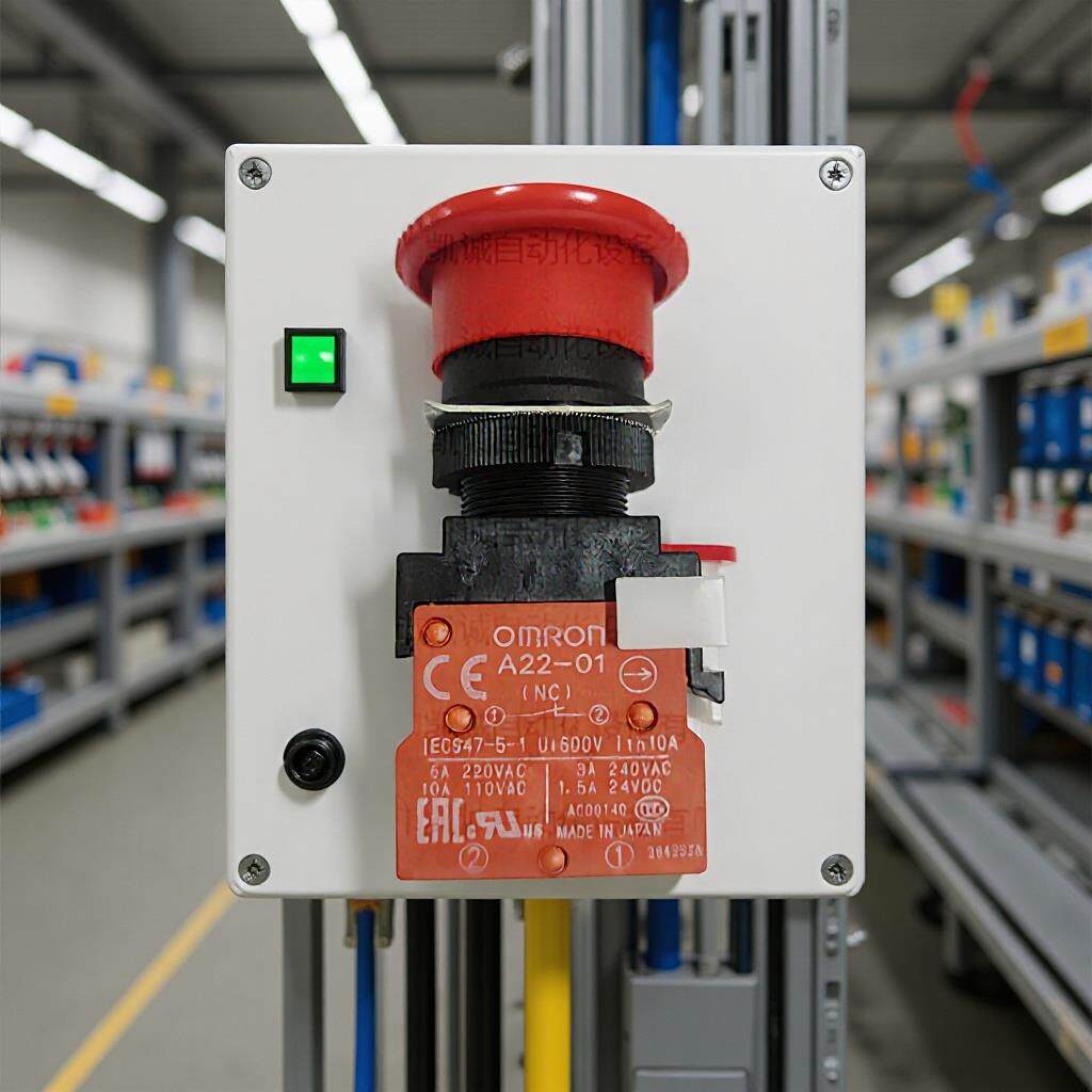 A22E-M-01 有库存现货OMRON紧急停止开关A22-01中型旋转复位 φ40