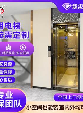家电梯层二自建房老人上下巨威达楼升三降观光用电梯曳引式小型别
