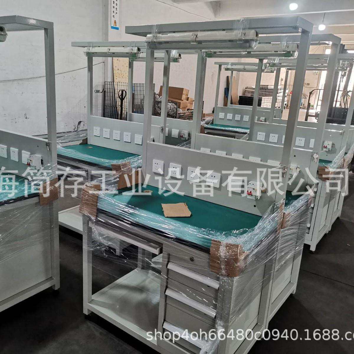 简存厂家直销流水线操作台 焊接工作台双层方管工作桌 钣金桌子