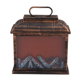 款 饰品新酒吧橱窗布家置景居 壁炉炭火焰灯火盆摆件圣诞EVX节场装