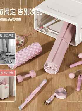 翻盖收物纳箱厅天山塑客推料车收纳筐大收纳储箱多功A12200能大号