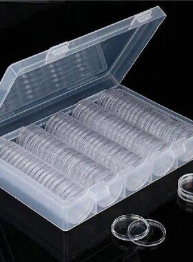 3 Set 30 Mm Coin Capsules Ps Round Coin Holder Case And 6
