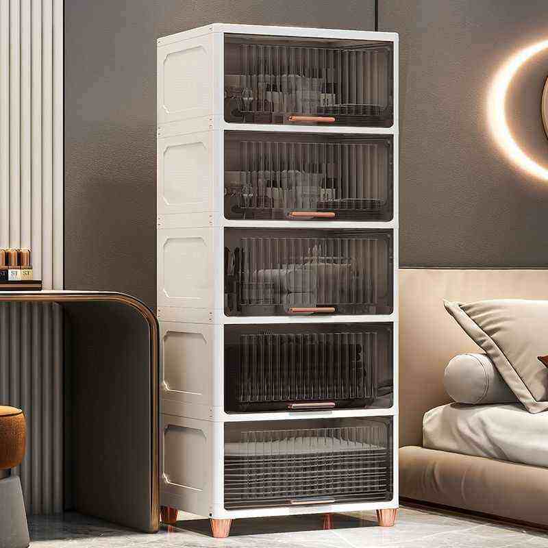 【厂家批发】厨房置物架家用透明翻盖收纳柜夹缝多层卫生间缝隙柜,收纳整理,收纳柜,淘宝优惠券,粉丝福利购,淘宝优惠卷