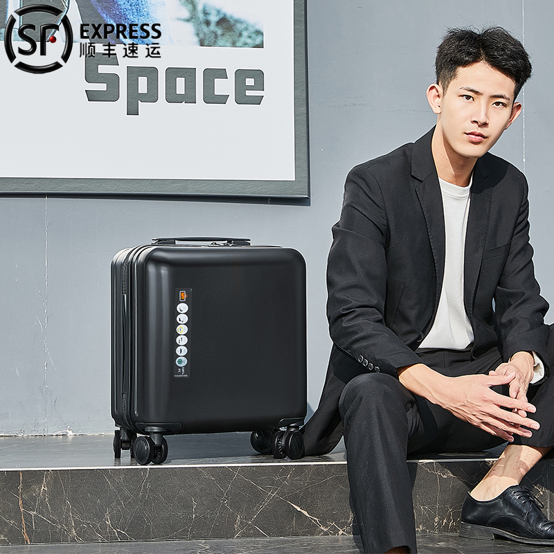 商务登机箱18寸男小型轻便20寸行李箱女免托运拉杆密码旅行皮箱子