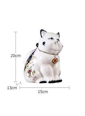 新款招财猫品摆件创意家居客厅玄电视柜关可爱猫咪装新中式工饰艺