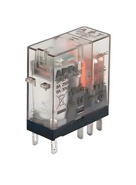 二工APT薄型通用小型中间继电器SR1ML-D24-A220 SR2HL-D24-A220