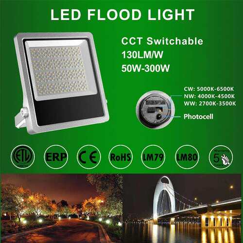 工厂ELLD光灯CH-FL-W5LED正方形球场投光灯ED泛投光灯100W户外投