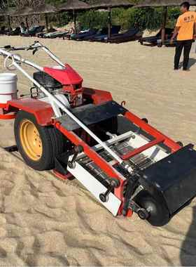 出口澳洲手推式沙滩清扫机 Beach sweeper石头垃圾清理沙滩清洁车