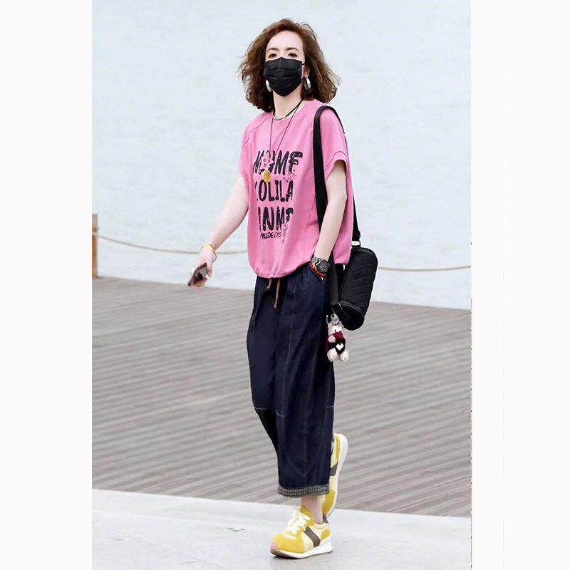 巨好看的夏季日季运动套装女2026新款韩系气质ootd穿搭一整两件套