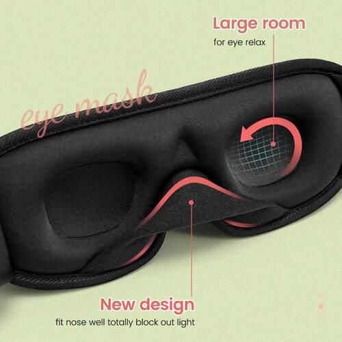 3D Sleep Mask Blindfold Sleeping Aid Eyepatch Eye Cover Slee