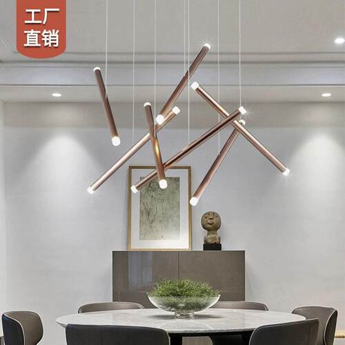 非标现大代175简约灯楼梯吊灯极简复式楼跃层loft寓别墅客厅吊中