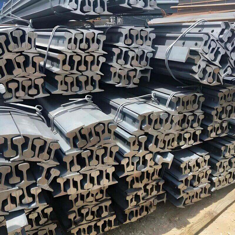 钢材现货现货重轨轨道钢QU100QU120钢轨煤矿用钢轨火车轨道钢重型