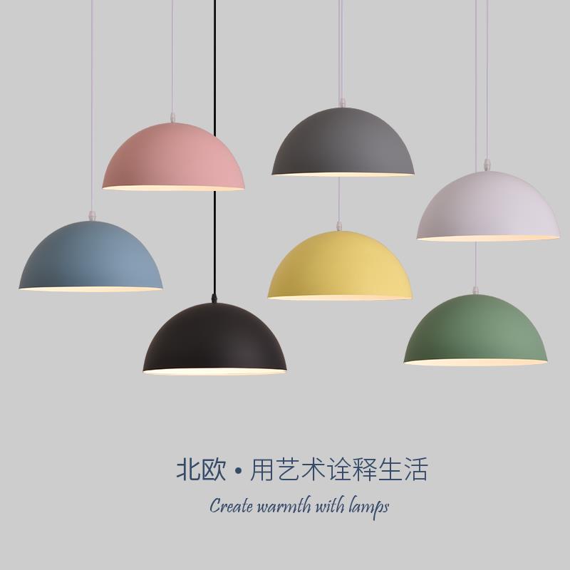 现代简约北欧餐饮吊灯奶茶店自助餐饭店办公室餐厅装饰商用工程灯