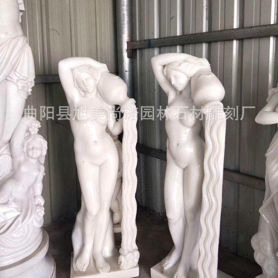 西方欧洲人物天使 天使石雕月亮神珠女雕塑仕女维纳斯 大卫雕塑