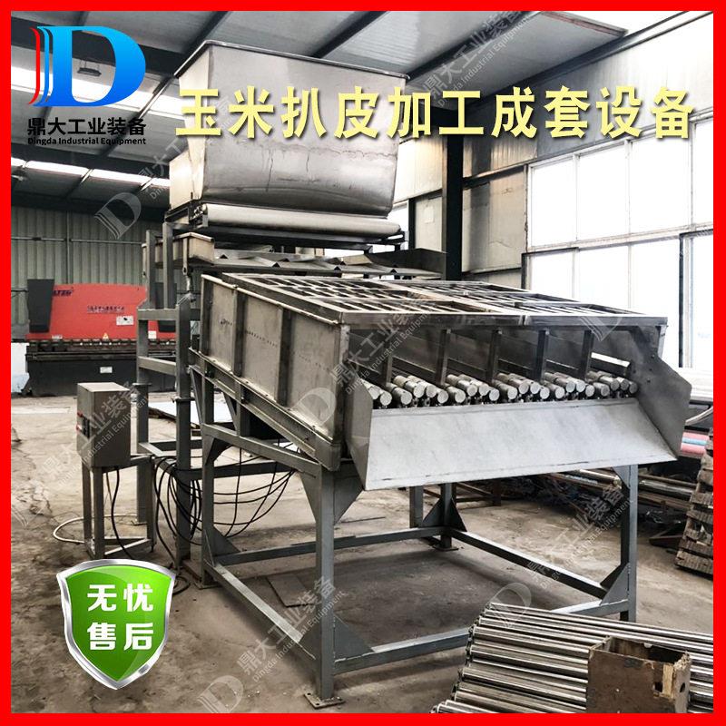 鲜食玉米加工设备 鲜玉米扒皮机 真空玉米棒生产线