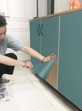 80宽厨房橱柜贴纸防水防油自粘衣柜衣橱柜门柜子家具翻新改色贴膜