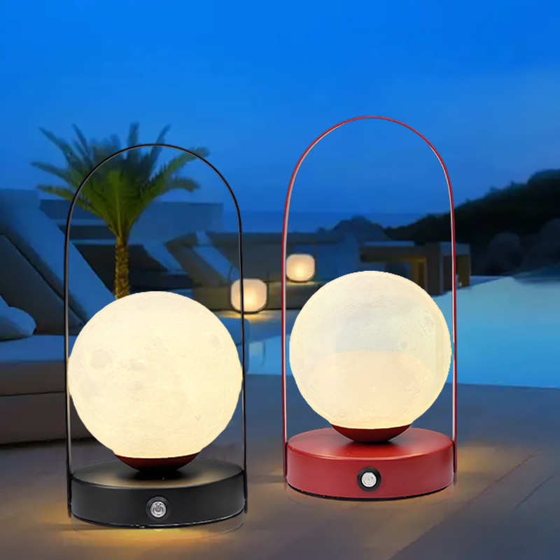 台灯挂灯灯卧室夜便携户外桌灯灯露营手提氛围客厅小led充电装饰