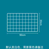 Темно-коричневая 50x30 см белая сетка, L-широкая