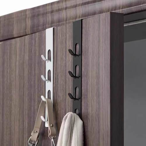No-drill wall hanging coat rack, suitable for bedroom use, f