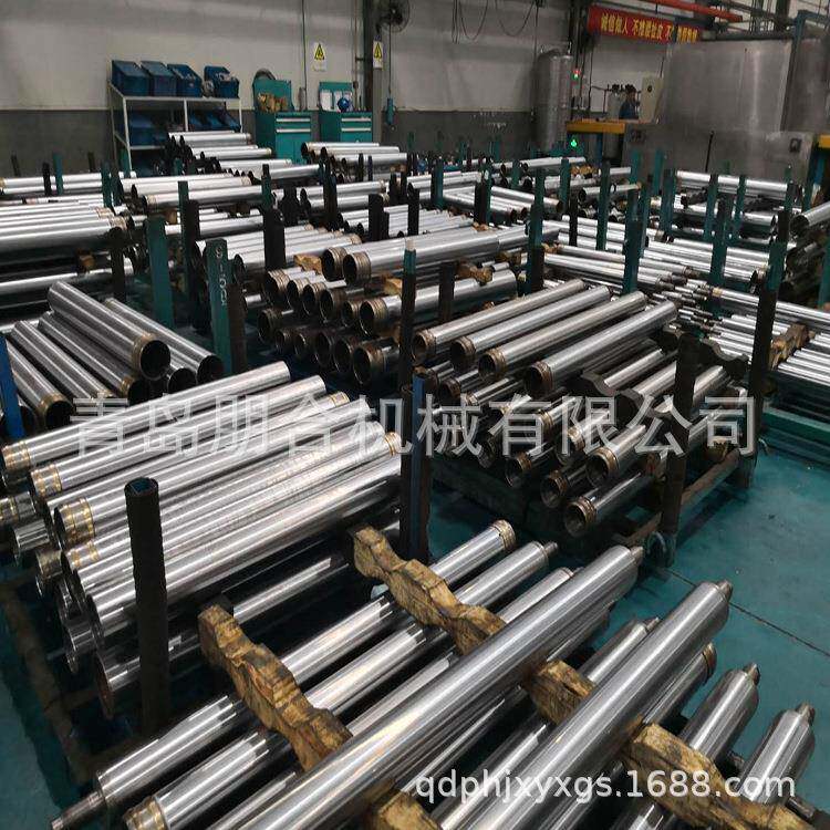 镜面辊筒生产胶辊工业压辊橡胶辊机械设备开槽辊加工镀铬钢辊