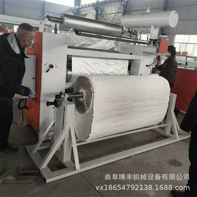 玻璃纤维棉毡铝箔热熔胶复合机气凝胶毡覆膜机保温岩棉贴面机器