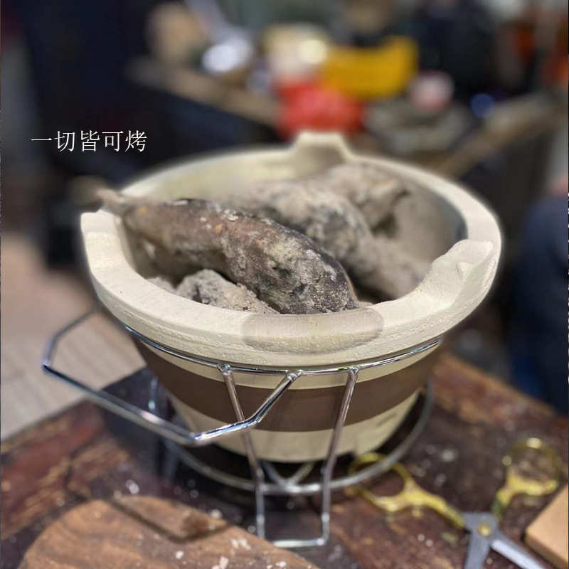 围炉煮茶炉子土陶瓷烤小泥炉风炉家用炉室内户外茶炉碳火炉炭炉