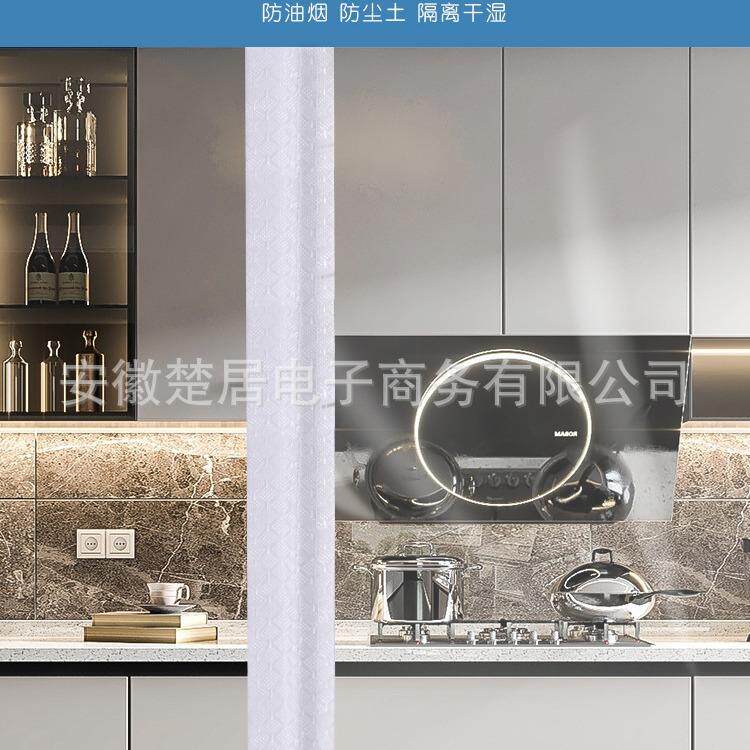 全调磁风条加厚透明款空门帘EVA透明面料防厚加保OOI暖强磁大配重
