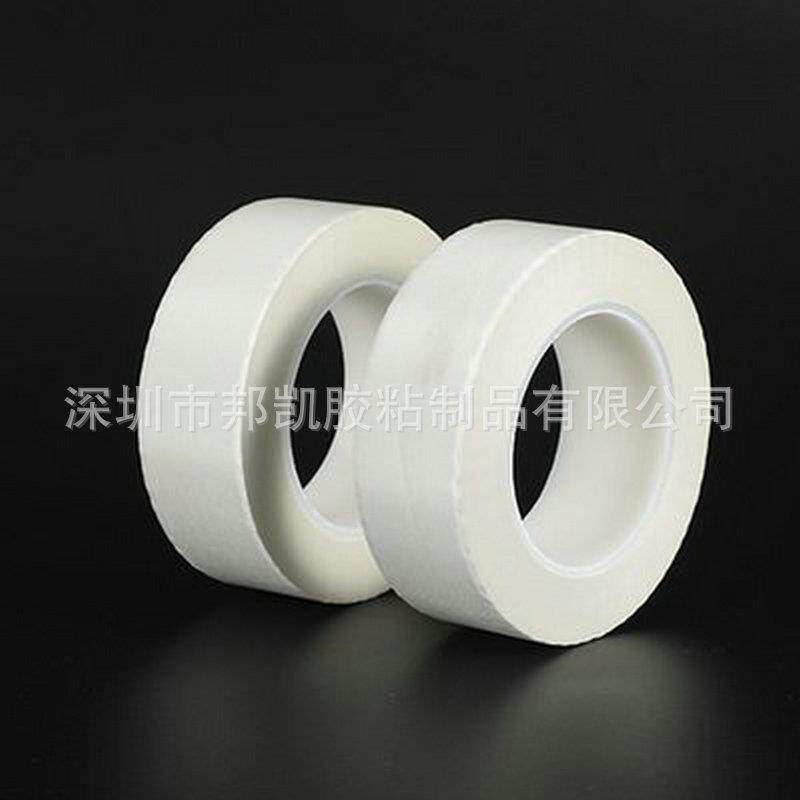 直销白色宽10毫米双面玻璃化布易胶带抗老白无痕撕耐磨耐高温胶色