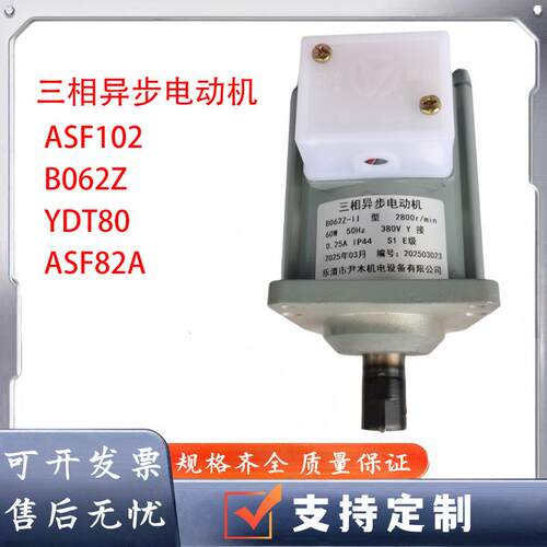 YDT250-II 250W三相异步电动机液压抱闸电机ASF102A 250W