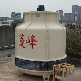 机械通风冷却塔圆形冷却塔 逆流式小型高温玻璃钢散热冷水塔厂家
