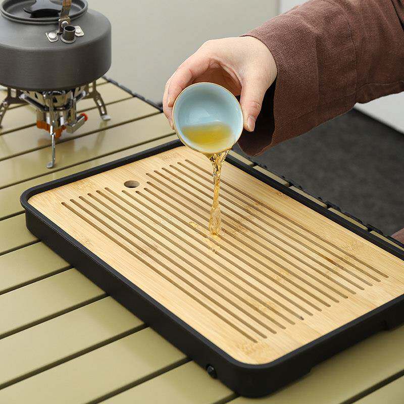 野外茶具煮茶炉具气罐收纳包箱盒旅行便携烧水PVC包防水露营装备