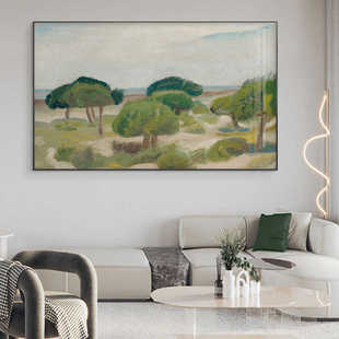 Agueli Ivan 北欧风景斯德哥尔摩当代艺术装 饰画田野风光印象派
