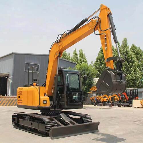 65型履带式挖掘机多功能工程施工农用推土挖掘两用机履带挖掘机