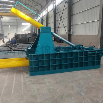 品质保证废旧金属压缩成型机 铝箔铁桶破碎机 大型强力金属压块机