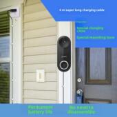 D939 360座智能可视门免铃 带适配D8AEG19 背板底 拆卸充电器