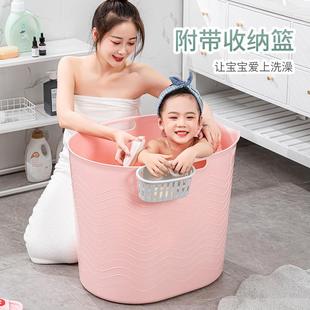 儿童浴盆儿家宝宝GAE婴洗澡盆厚大号泡澡盆用新生儿洗加澡盆一件