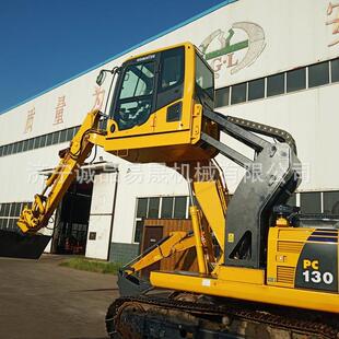 挖掘机火车平仓驾驶楼 挖掘机升降驾驶室 轮式 平仓机改装