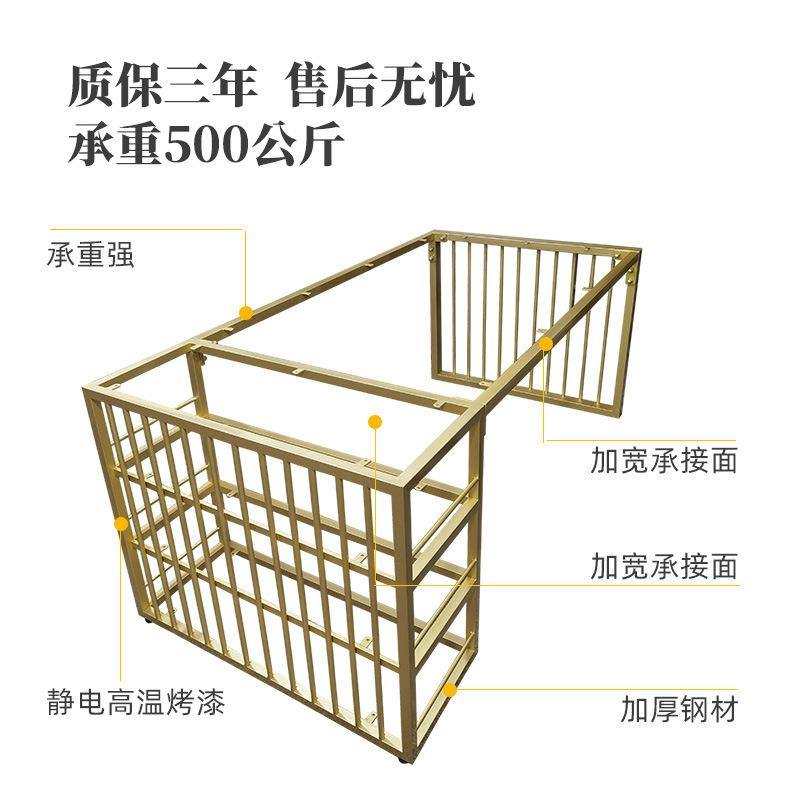 现货桌腿支架岩板茶台架子茶桌支架火锅桌架餐桌脚金属脚定作家具