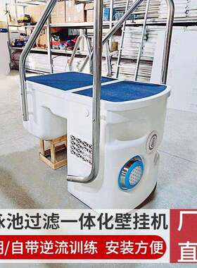 游泳池壁挂式一体机过滤器循环水处理系统壁挂机家用水泵净水器