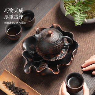 紫陶干泡台家用陶瓷茶具高档紫砂茶壶养壶垫壶承储水茶台 2025新款