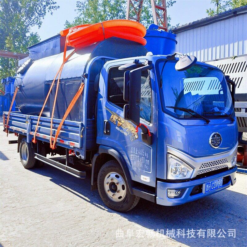 车载方箱式吸灰机水泥灰气力机电厂清灰负压吸储一体设备