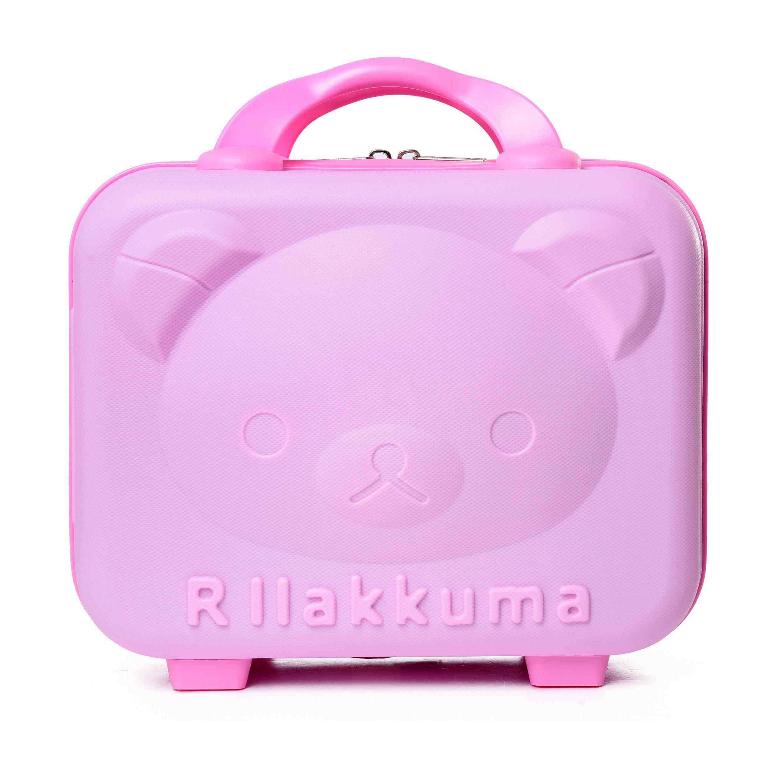 正品小收熊手提行李箱儿童箱化妆小箱子14寸女密可爱码男箱迷你纳