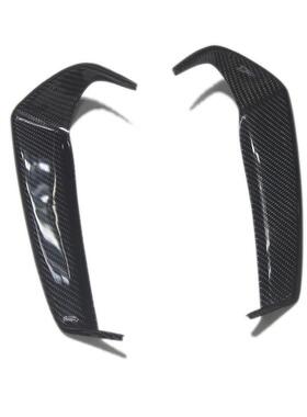 适用于GTR35碳纤维改装前大灯灯眉眼线GT-R35外饰大灯装饰贴一对