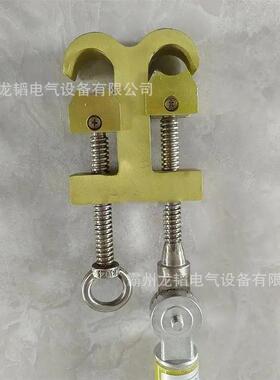 电力架空线路夹持杆1M双头钩锁杆ZF010209带电接火线夹操作杆