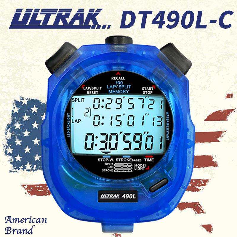 电子秒表DT490L定尔志奥赛克100道排显示计时器田径夜光