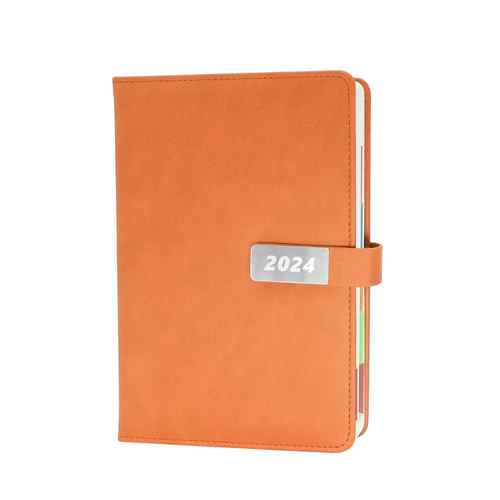 2024新款搭扣笔记本中英文日程本计划本 日计划A5计划本记事本