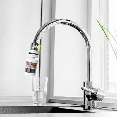 6 Layers Tap Purifier Universal 360 Degree Rotation Water